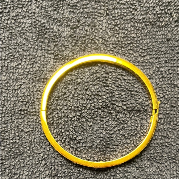 Kate Spade Pink and Gold Bangle with crystals Bracelet - Picture 3 of 5